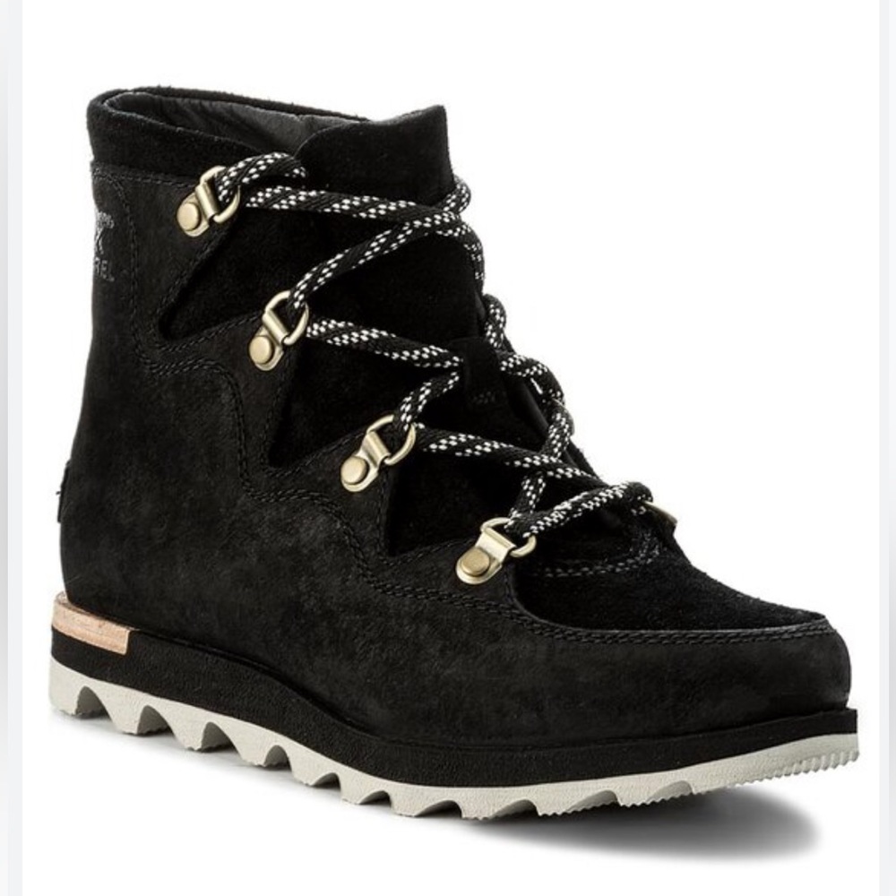 Sorel Black Sneakchic Alpine Ankle Boots